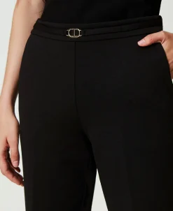 Pantaloni Con Cinturino Oval T E Piega