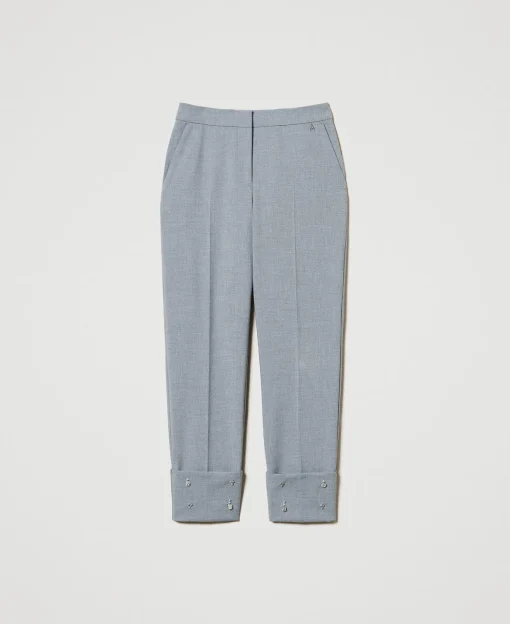 Pantaloni Con Ricami A Mano