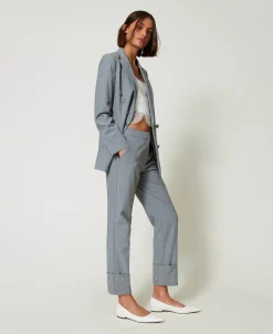 Pantaloni Con Ricami A Mano