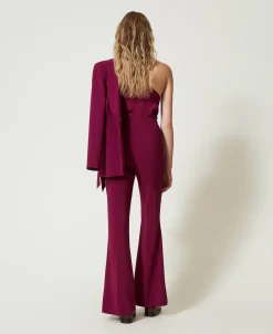 Pantaloni Flare Con Catena Oval T