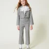 Pantaloni Flare In Principe Di Galles