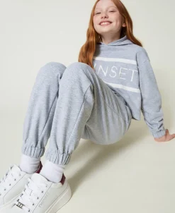 Pantaloni Joggers In Felpa