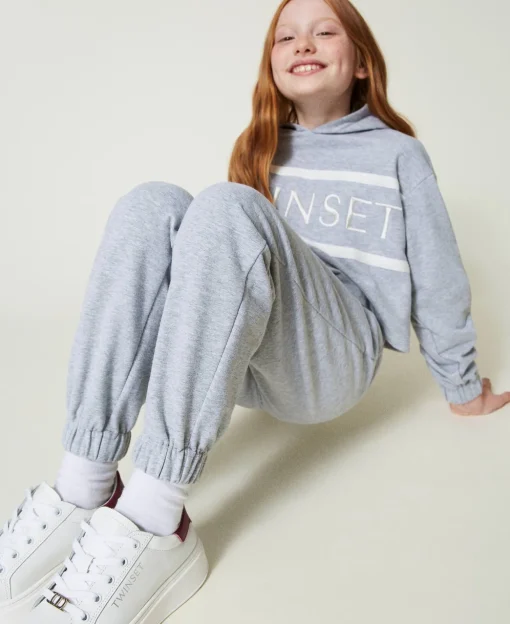 Pantaloni Joggers In Felpa