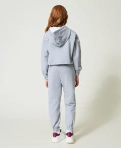 Pantaloni Joggers In Felpa