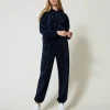 Pantaloni Joggers In Velluto