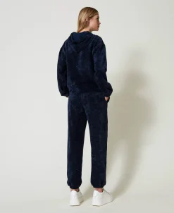Pantaloni Joggers In Velluto