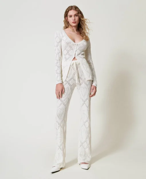 Pantaloni Seamless In Filato Treeblend