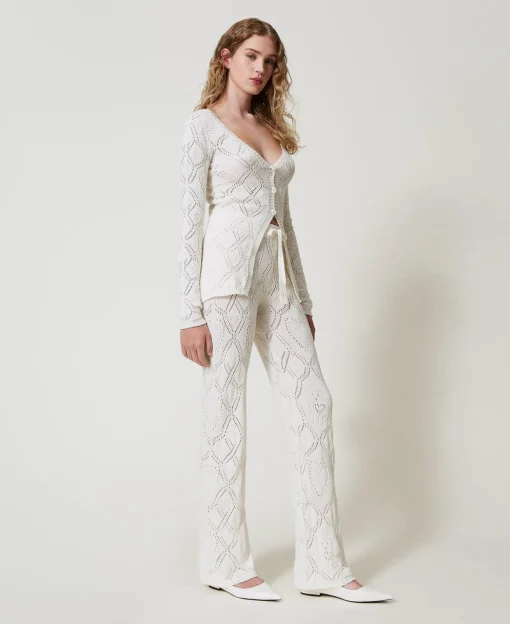 Pantaloni Seamless In Filato Treeblend
