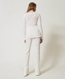 Pantaloni Seamless In Filato Treeblend