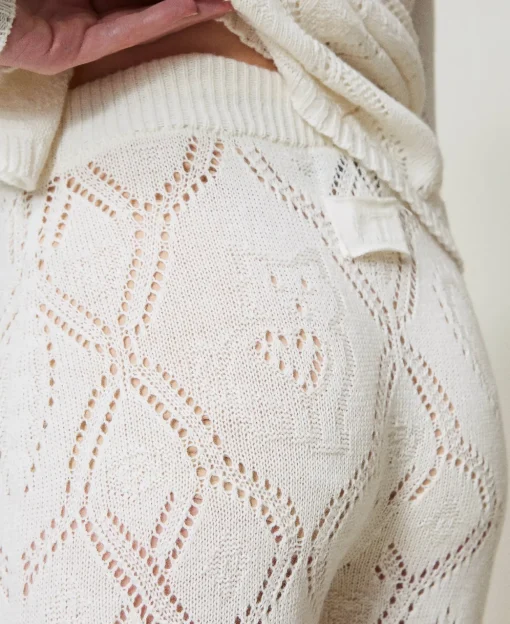 Pantaloni Seamless In Filato Treeblend