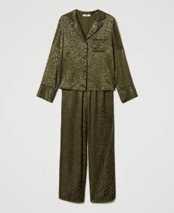 Pigiama A Uomo In Raso Jacquard