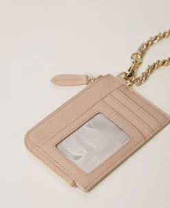 Portacarte Con Catena E Oval T
