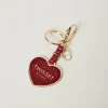 Portachiavi A Cuore Con Logo E Strass