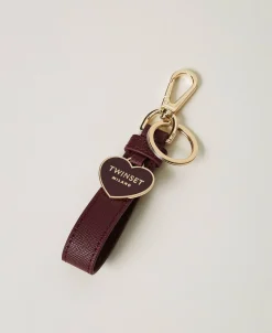 Portachiavi Con Cuore Smaltato