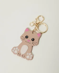 Portachiavi Gatto Con Oval T