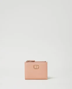 Portafoglio Con Zip E Oval T