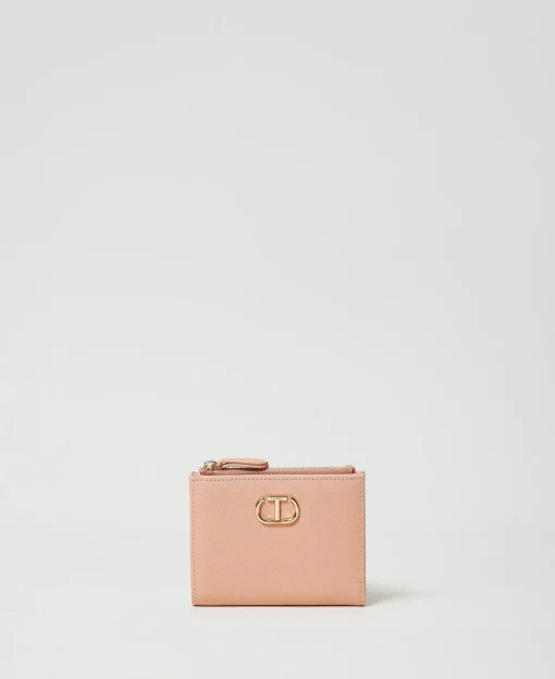 Portafoglio Con Zip E Oval T