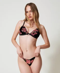 Reggiseno A Triangolo In Velluto Dévoré