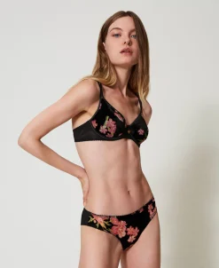 Reggiseno Con Ferretto In Velluto Dévoré