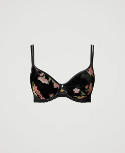 Reggiseno Con Ferretto In Velluto Dévoré
