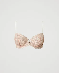 Reggiseno Con Ferretto In Tulle Animalier