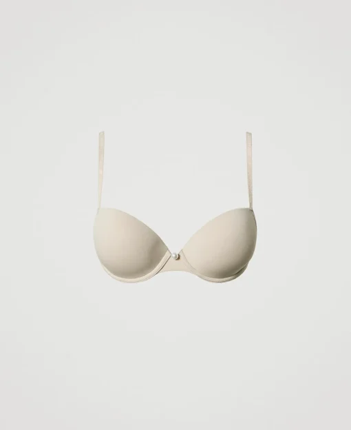 Reggiseno Push-up Crossback In Charmeuse