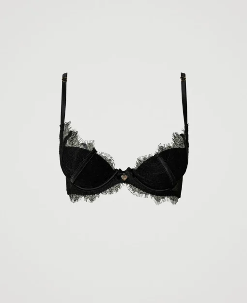 Reggiseno Push-up In Pizzo E Raso