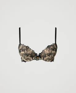 Reggiseno Push-up In Tulle Ricamato