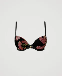 Reggiseno Push-up In Velluto Dévoré