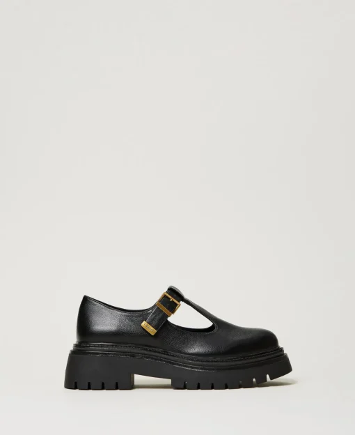 Scarpe Mary Jane Con Fibbie