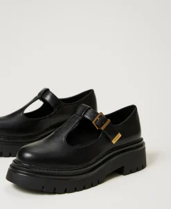 Scarpe Mary Jane Con Fibbie