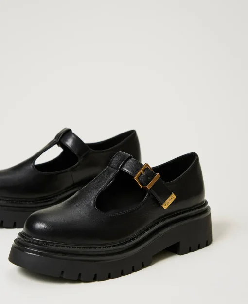 Scarpe Mary Jane Con Fibbie