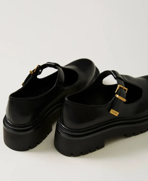 Scarpe Mary Jane Con Fibbie