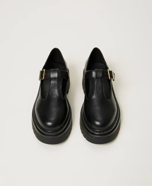 Scarpe Mary Jane Con Fibbie