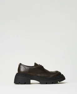 Scarpe Stringate Con Oval T