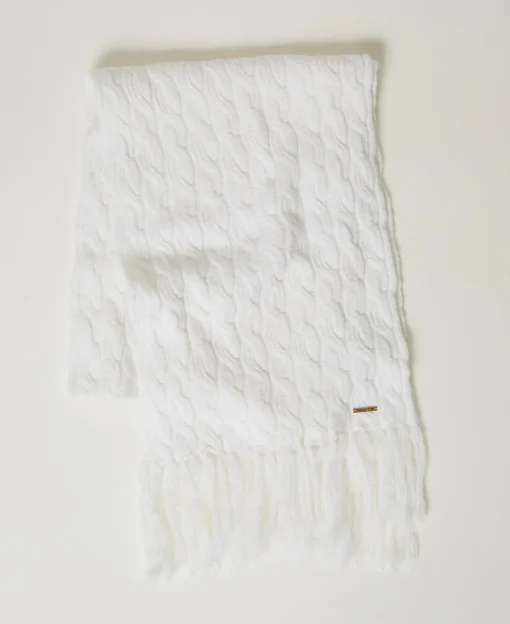Sciarpa In Maglia A Trecce