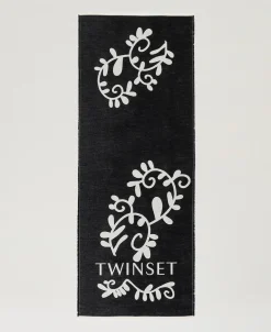 Sciarpa Jacquard Con Logo