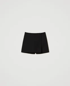 Shorts A Portafoglio In Misto Lana