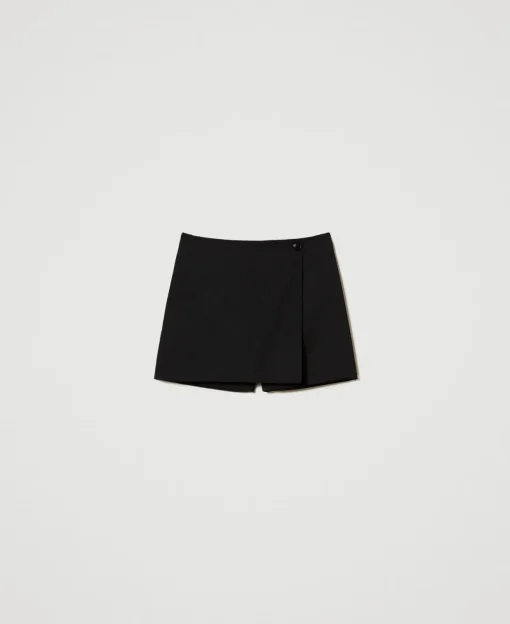 Shorts A Portafoglio In Misto Lana