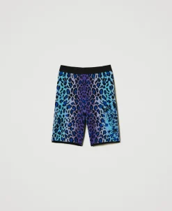 Shorts Biker MYFO In Maglia Jacquard