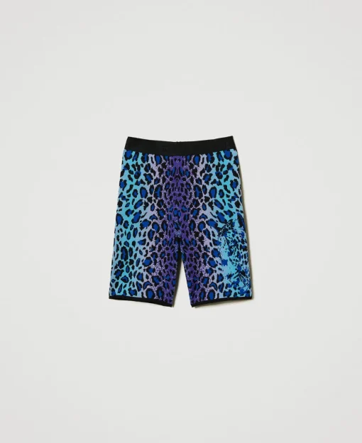 Shorts Biker MYFO In Maglia Jacquard
