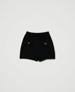 Shorts 'Emily' In Maglia Misto Mohair