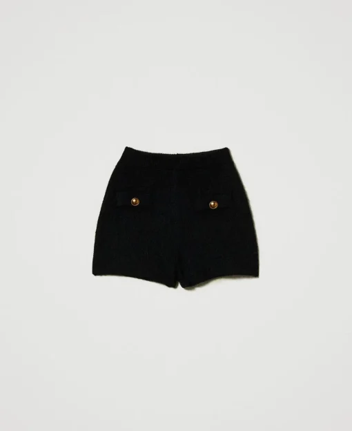 Shorts 'Emily' In Maglia Misto Mohair