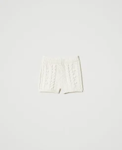 Shorts In Maglia Di Lana