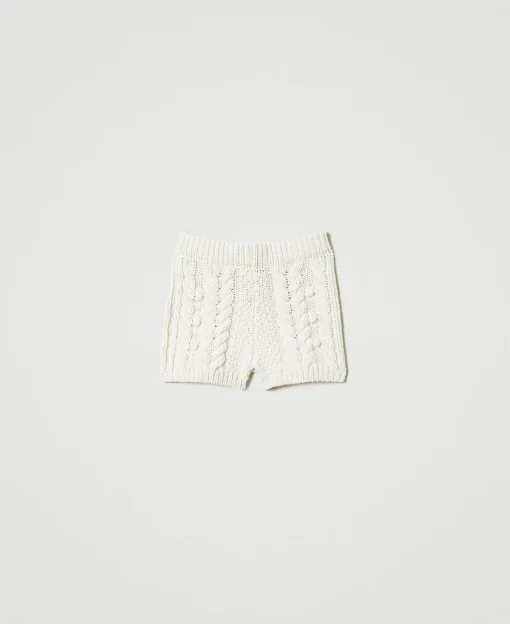 Shorts In Maglia Di Lana