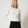 Shorts In Velluto Ricamato