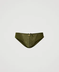 Slip In Pizzo E Charmeuse