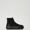 Sneakers Alta Con Faux Fur