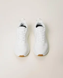 Sneakers Fessura A Righe Con Logo