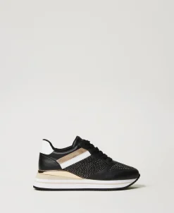 Sneakers Running Con Strass
